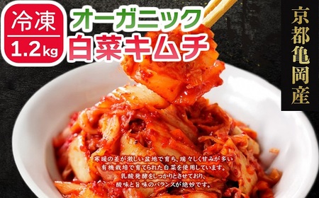 漬物 オーガニック 白菜キムチ 1.2kg 漬物【冷凍】