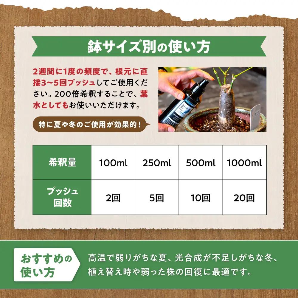 天然土壌菌入り植物活力液 Plants＋ 300ml×2本[AQBR005] 植物