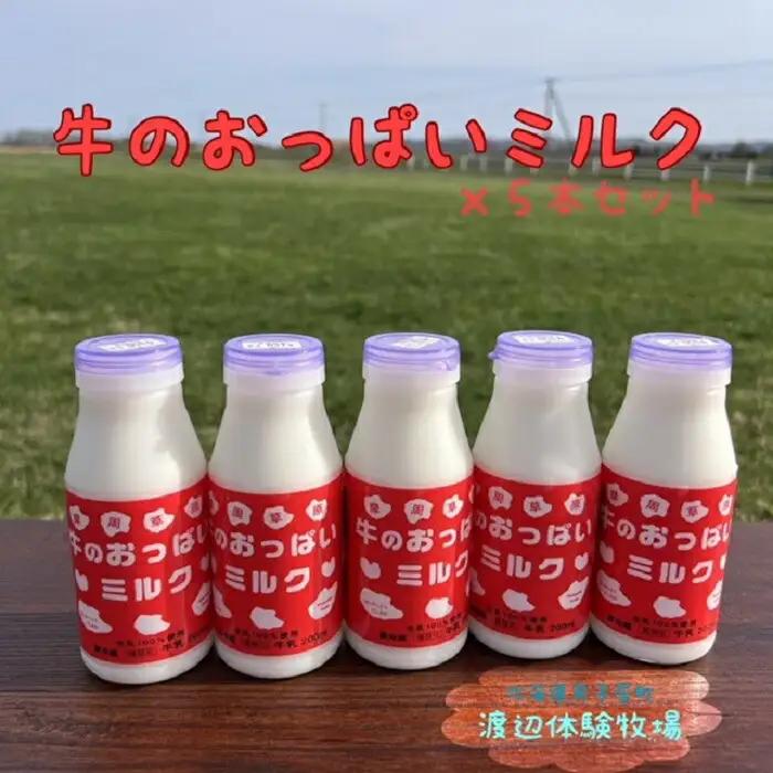 牛のおっぱいミルク５本セット 1851