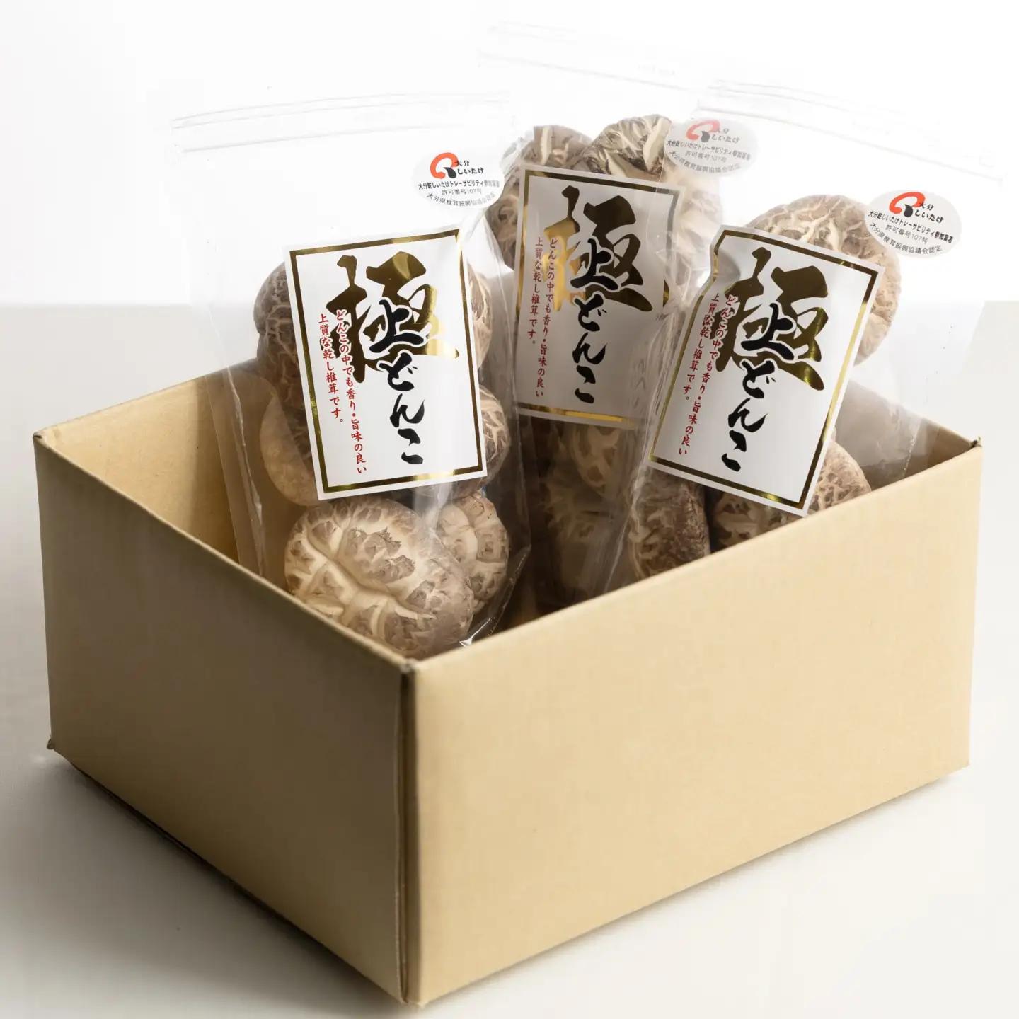 大分県椎茸品評会入賞品 極どんこ椎茸150g