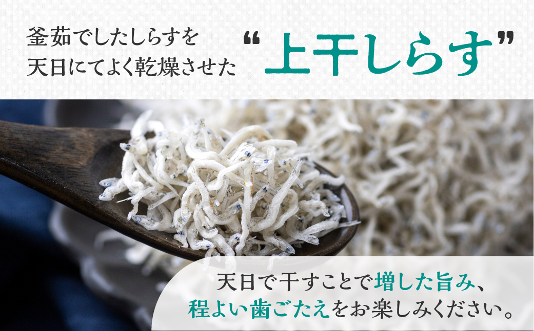 渥美半島 上干（140ｇ）・釜揚げ(240g) しらすセット 小分け  愛知県 田原市産