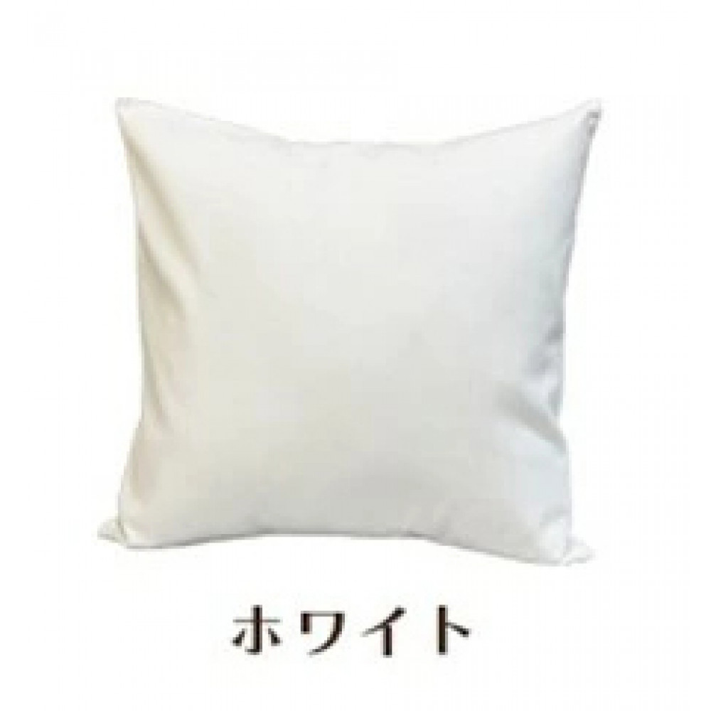「染」2枚組クッションカバー 50×50cmタイプ ホワイト 国産オックスフォード生地 無地