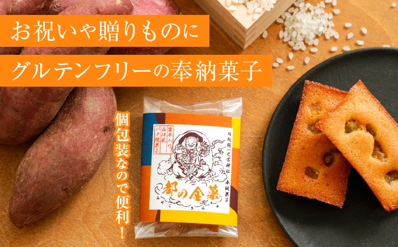 【2週間以内発送】＼ポスト投函／日向之國一之宮神社奉納菓子「都の金菓（計2個）」スイーツ お菓子 国産_T038-012