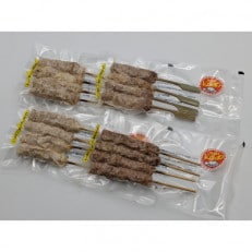キホクのキジ串焼き四種食べ比べ