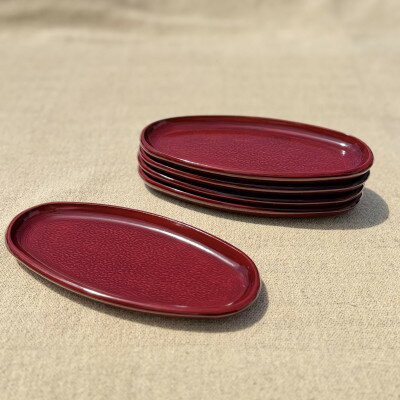 【ふるさと納税】【香川漆器】小判おしぼり台　後藤塗5枚組【1620847】