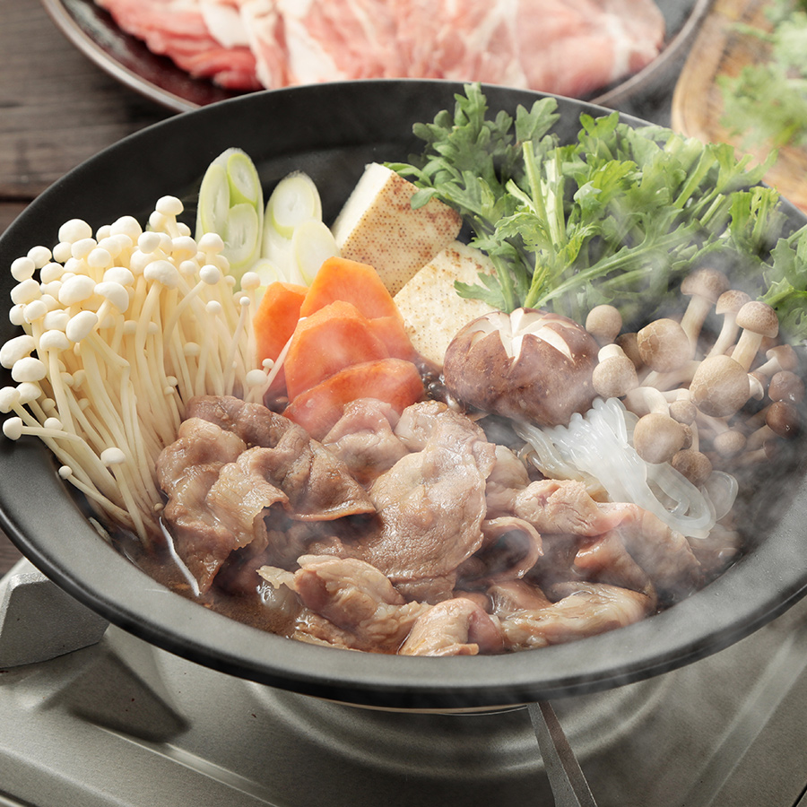 ＜松阪豚専門店　まつぶた＞松阪豚　すき焼き用（肩ロース・リブロース）各300ｇ