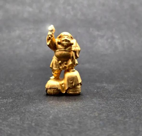 【造幣局ホールマーク入り】【純金】大黒天　大 15~16g　【甲斐石和温泉七福神】　252-029