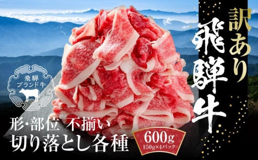 
            訳あり 飛騨牛 切落とし 600g（150g×4パック） 冷凍真空パック | 飛騨牛 牛肉 切り落し 飛騨牛 牛肉 肉 お肉 切り落とし すき焼き すきやき 飛騨牛 牛肉 切り落し 飛騨牛 牛肉 黒毛和牛 和牛 個包装 小分け 飛騨牛 牛肉 切り落し 飛騨牛 牛肉 人気 おすすめ 牛肉 ギフト お取り寄せ 飛騨牛 牛肉 切り落し 飛騨牛 牛肉【飛騨高山ミート MZ012】
          