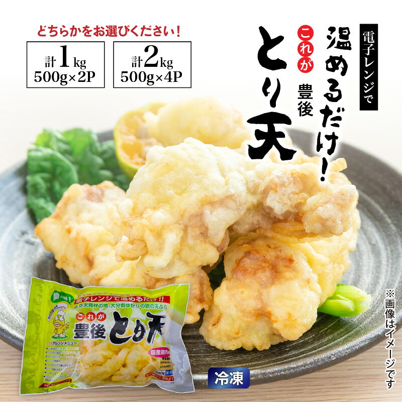 【ふるさと納税】電子レンジで温めるだけ！これが豊後とり天　 鶏 肉 時短 郷土料理 おかず おうちご飯 お弁当 大分県
