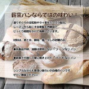 ハード系 パン 8個 定期便6回 おまかせセット フランスパン カンパーニュ 国産 ハードパン 薪窯パン 食事パン
