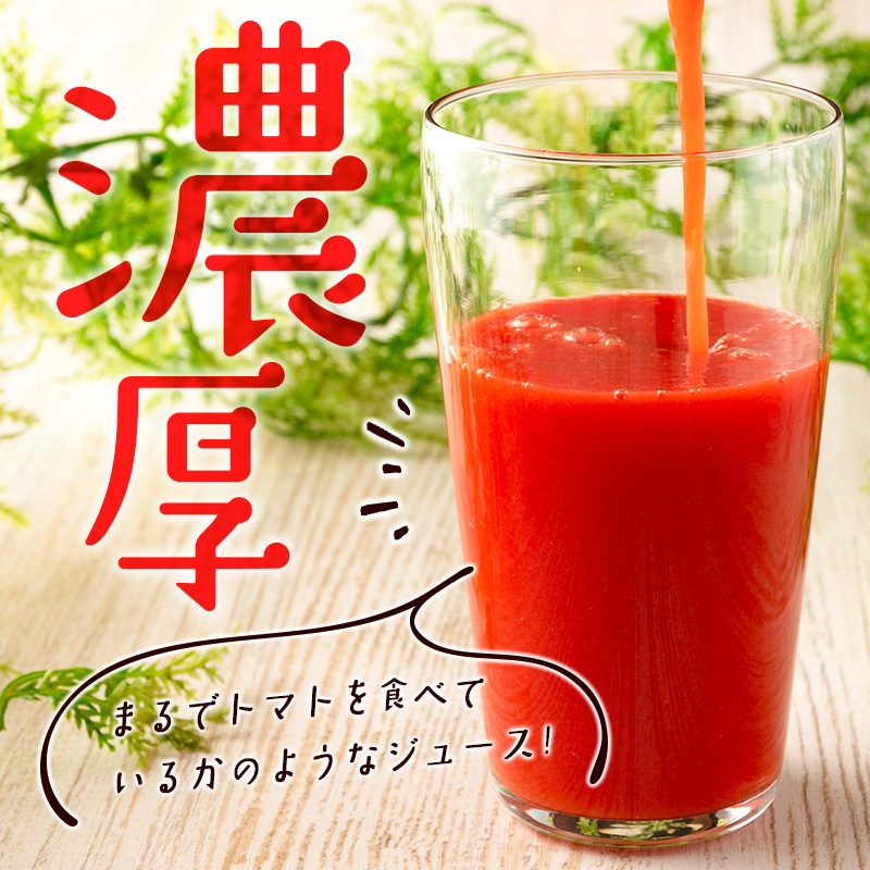 濃厚GOKUGOKU TOMATO（300ml×6本）無塩 トマトジュース【B631】_イメージ2