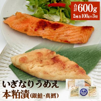 ふるさと納税 石巻市 いぎなりうめえ本粕漬G3T3 冷凍 粕漬け 酒粕 銀鮭 サーモン さけ 真たら 焼き魚 魚 お魚