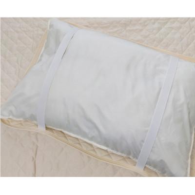 ふるさと納税 岸和田市 【Mサイズ 43×63cm】艶やかシルクコットンガーゼ枕パッド2枚組　PK-1505PM-2P |  | 02