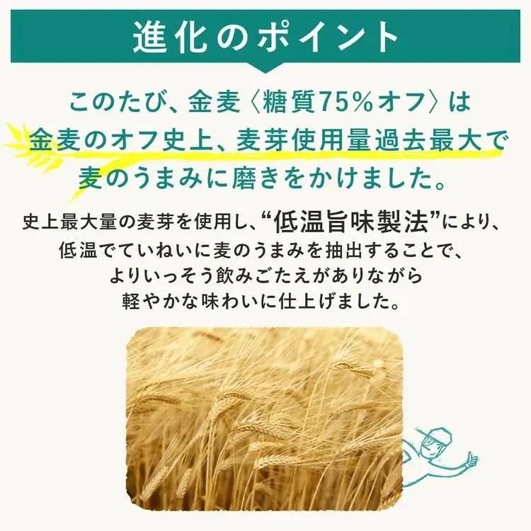 【2か月定期便】 サントリー　金麦糖質75％オフ（350ml×24本）（萩原酒店）