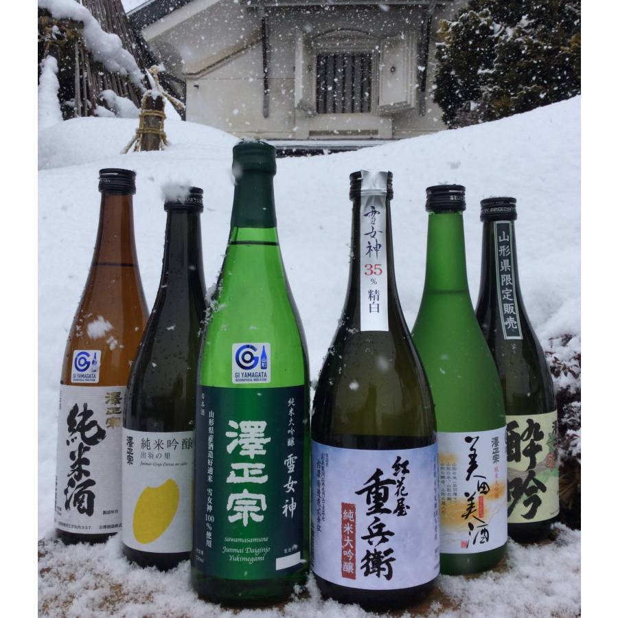 山形県産米の地酒セット720ml×6
