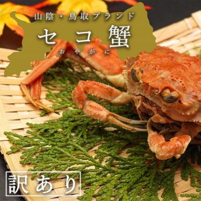 ふるさと納税 八頭町 【蒸し】訳あり足折れ日本海産親ガニ(セコガニ)　10枚