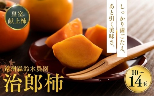 
                  遠州森鈴木農園の治郎柿（10～14玉）
                
