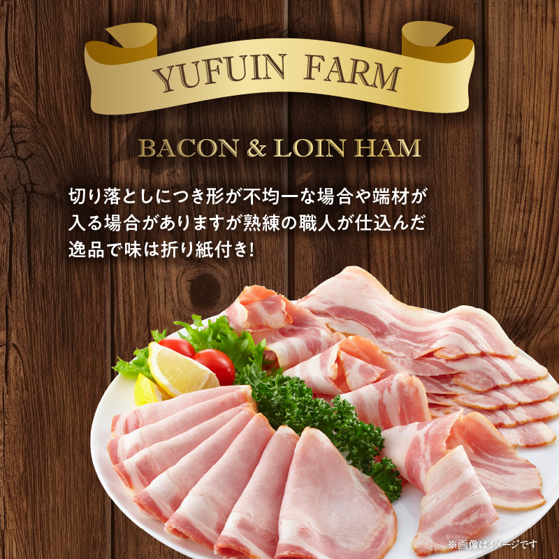 【訳あり】ロースハム・ベーコンセット（約180g×5P 計900g）