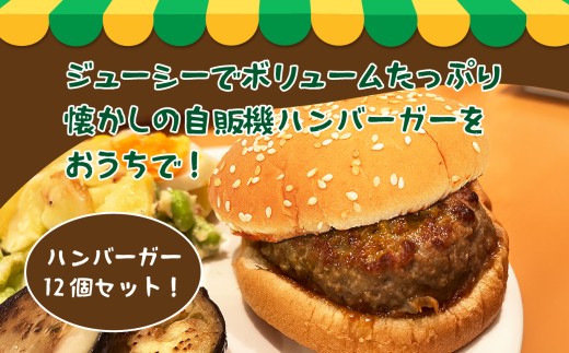 おまかせハンバーガー 12個 セット （ランダム） | ハンバーガー ランダム お任せ 詰め合わせ セット 食べ比べ 長野県 飯田市