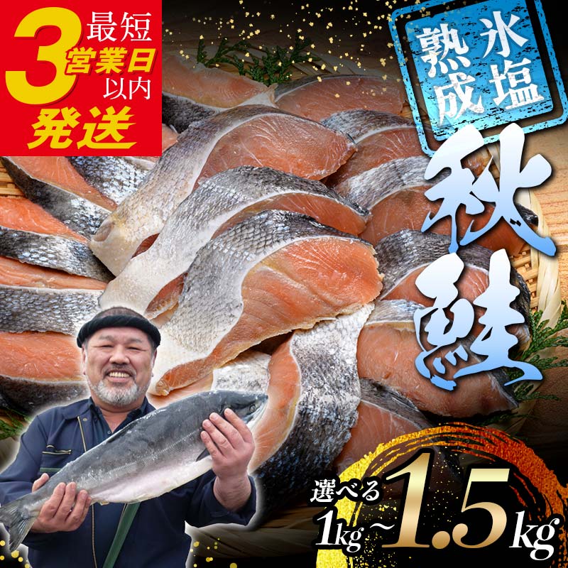 【ふるさと納税】【北海道産】マルア阿部商店特選 氷塩熟成 秋鮭切身 16切 (4枚入×4袋) 20切 (4枚入×5袋) 24切 (4枚入×6袋) サケ さけ しゃけ 紅鮭 シャケ フィレ 切り身 魚 海鮮 おかず お弁当 F4F-4423var