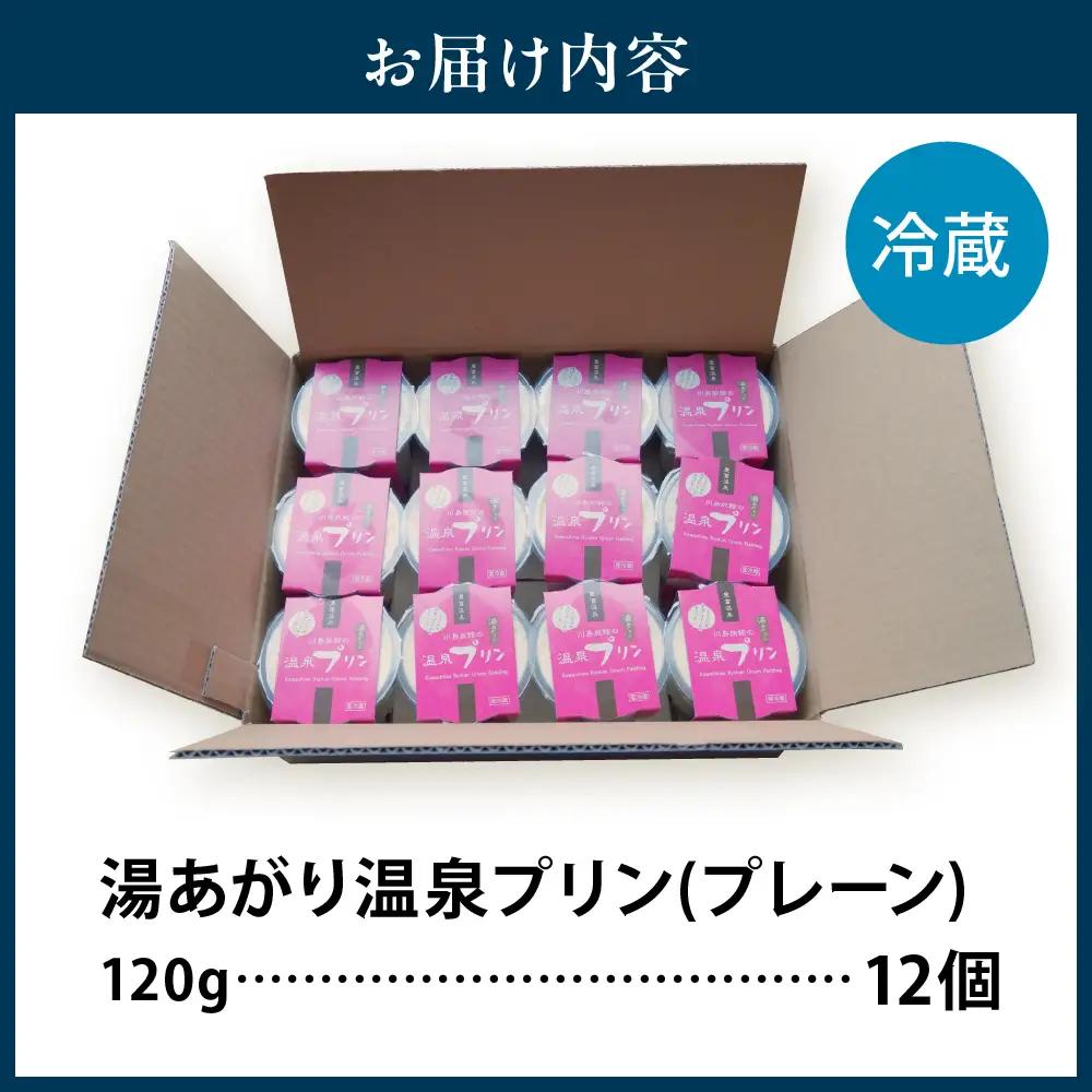 湯あがり温泉プリン プレーン 120g×12個 プリン