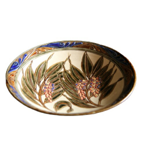 【ふるさと納税】【陶芸工房ふじ】7寸皿（月桃）1枚焼き