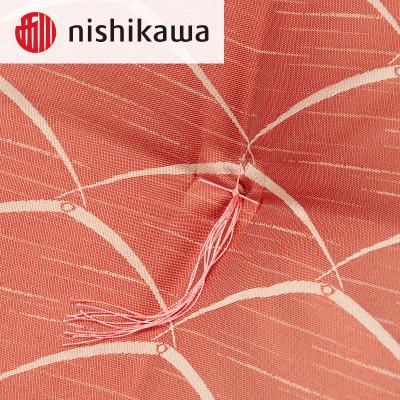 ふるさと納税 豊橋市 【nishikawa/西川】座ぶとん露芝(八端判)　レッド |  | 01