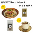 【ふるさと納税】カレー グリーンカレー 250g チャイ セット 茶葉 25g スパイス 5g 甘くて辛いココナッツミルクの自家製グリーンカレー 奄美大島 鹿児島 冷凍 お取り寄せ グルメ 送料無料