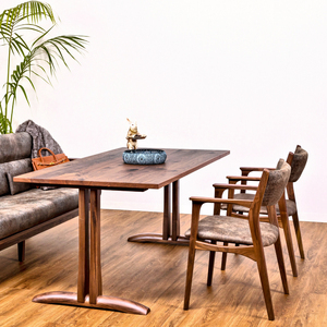 IGNITE アームチェア JIG-3242W ウォルナット材PNW／エームマスターTK　張地変更可