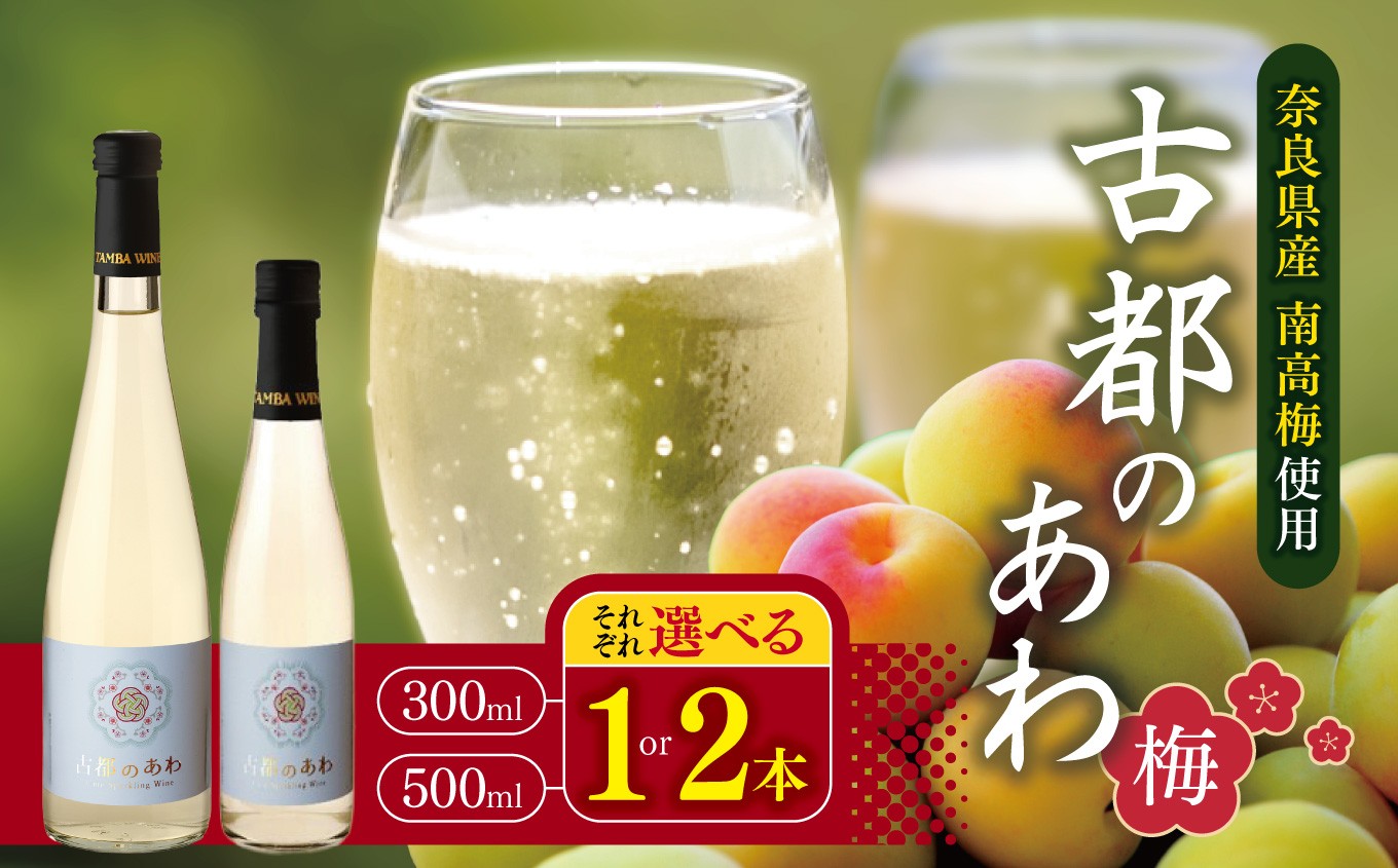 
                  【選べる内容量】古都のあわ～梅～ スパークリングワイン |  お酒 酒 おさけ スパークリング 梅 南高梅 梅シロップ ワイン 奈良県 五條市 お祝い ギフト 人気 おすすめ お試し おすすめ 送料無料 お試し 株式会社泉屋 アルコール 飲料 フルーティー
                