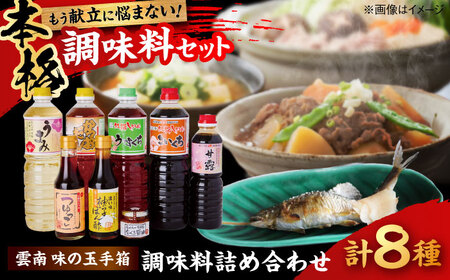 【ふるさと納税限定】雲南味の玉手箱 しょうゆ 調味料セット[AICV014]