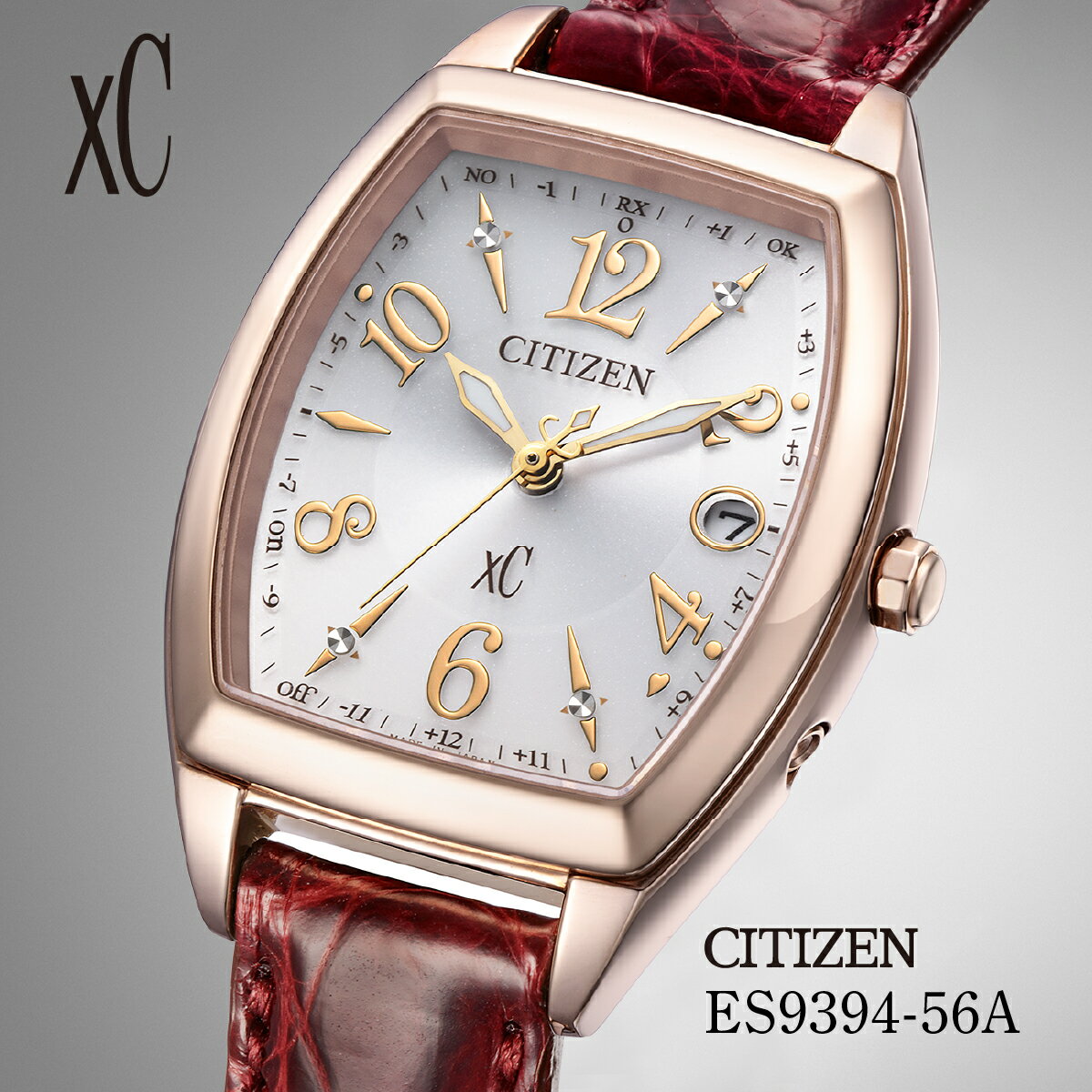 【ふるさと納税】CITIZEN xC basic collection ES9394-56A | シチズン citizen クロスシー腕時計 時計 正規品 レディース ビジネス スーツ カジュアル フォーマル 贈答 贈答用 ギフト プレゼント 母の日 国内製造 国産 電波 ソーラー エコドライブ 埼玉県 所沢市