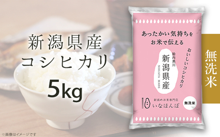 27-M51D【無洗米】新潟県産コシヒカリ5kg