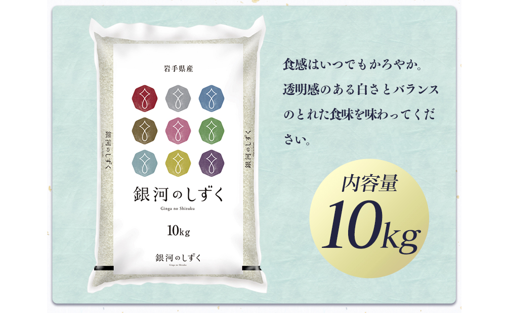 令和7年産　純情米いわて　岩手県産　銀河のしずく　10kg_イメージ5