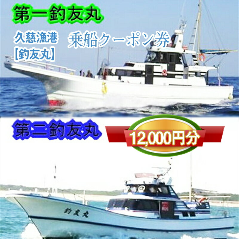 【ふるさと納税】G－15 茨城県日立市 久慈漁港【釣友丸】で使えるクーポン券（12000円分）【乗船券 クーポン券 茨城県 日立市】