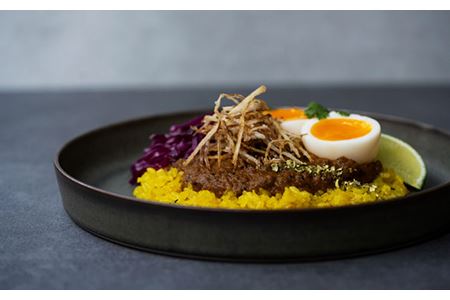 【波佐見焼】zen to 吉田 愛 カレー皿「plate 245」グレー・ホワイト 2枚セット パスタ皿 食器 【中善】 [YE10]