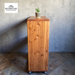 田の字ラック 69×69cm 1台 国産 杉 無垢材 使用 収納 手仕上げ キャスター付き 杉無垢材 らっく raltuku ラック インテリア 家具ハンドメイド 収納 杉材 無垢 木目 便利 レトロ