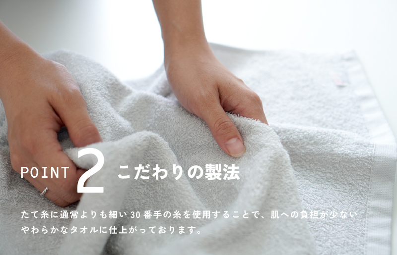 【スピード発送】サンマルフェイスタオル グレー 8枚 G2260