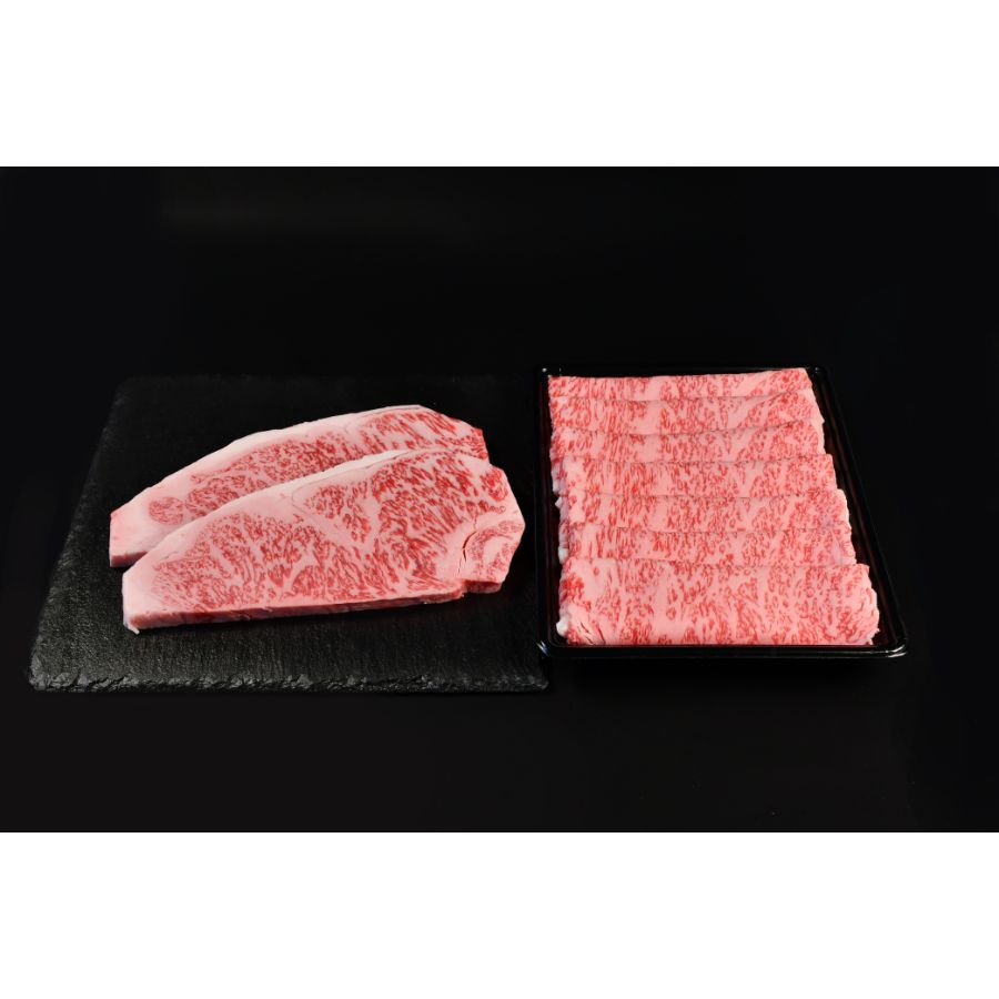 ＜杜の都のお肉屋さん むらかみ商店＞仙台牛サーロイン270g×2＆肩ロース500g×1 A5等級