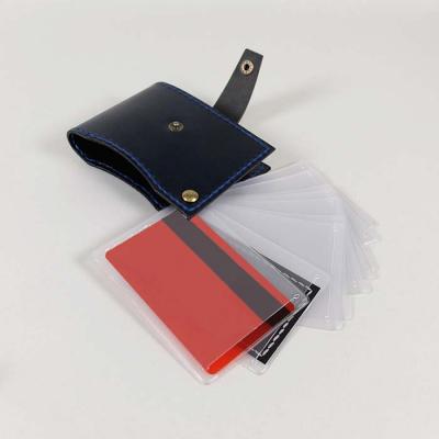 ふるさと納税 徳島市 阿波レザー　本藍染パラパラカードケース【CZ023】 |  | 01