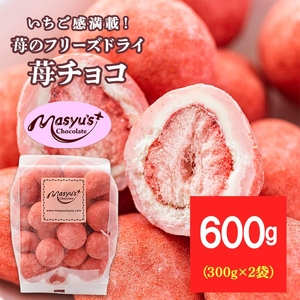 苺チョコフリーズドライ苺チョコレートスイーツ苺チョコ【600g300g×2袋】