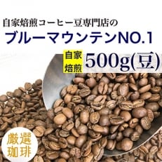 自家焙煎コーヒー豆専門店の「ブルーマウンテンNO.1」500g(豆)