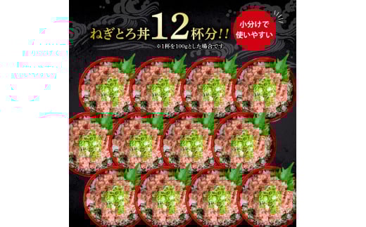 ネギトロ 1.2kg ( 100g×12パック ) 冷凍 小分け 便利 1人前 パック まぐろ 鮪 ねぎトロ ねぎとろ 寿司 ネギトロ丼 赤身 小分け きはだ まぐろ ねぎトロ タタキ ばち まぐろ 