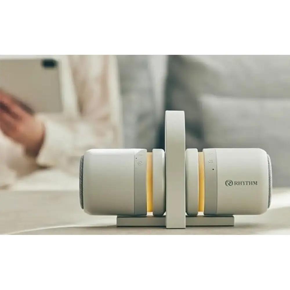 リズム 防水ポータブルシアタースピーカー MAGSPEAKER DUO ブラック　【11100-1817】