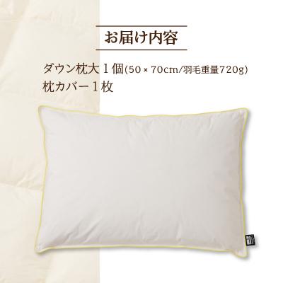ふるさと納税 滝川市 国産 ダウン枕(大) 5つ星高級ホテル多数採用 完全国内生産 生地 綿100% 寝具 枕 まくら |  | 03