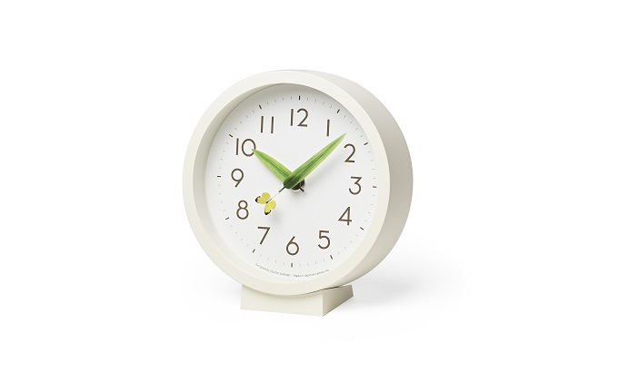 
とまり木の時計 mini / モンキチョウ（SUR20-06 MONKI)　Lemnos　レムノス 時計 春の新生活 [№5616-0602]
