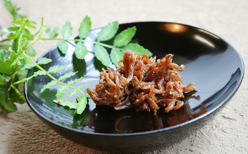 
            倉敷美観地区 吉井旅館の『ちりめん山椒』200g【ちりめん山椒 ちりめん 山椒 吉井旅館 岡山県 倉敷市 おすすめ 人気】
          