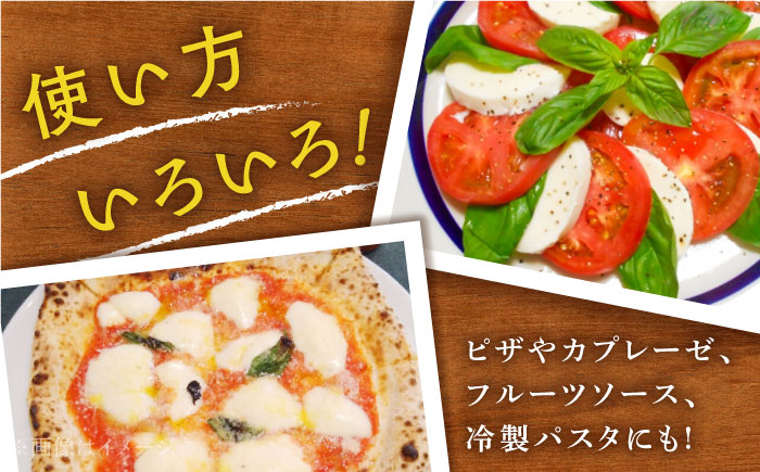 【全3回定期便】贅沢自家製チーズ2種セット（燻製ナチュラルチーズ2袋 サンモッツァ2袋）【山の未来舎】 [YBV035]