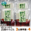 【ふるさと納税】No.244 冷しぶっかけ吉田のうどん3人用平袋×4パック ／ セット 饂飩 麺 送料無料 山梨県 特産品