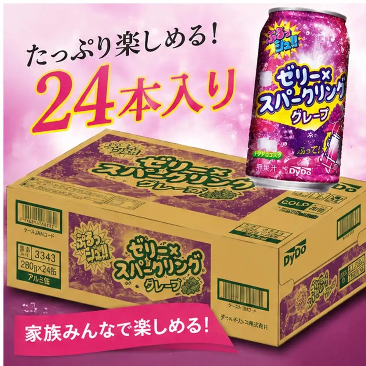 1406 ぷるっシュ!!ゼリー×スパークリング グレープ　280g×24本